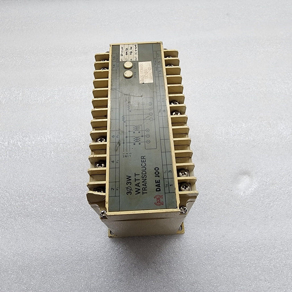 DAE JOO WATT TRANSDUCER 24VDC PT 660/110V CT 400/5A
