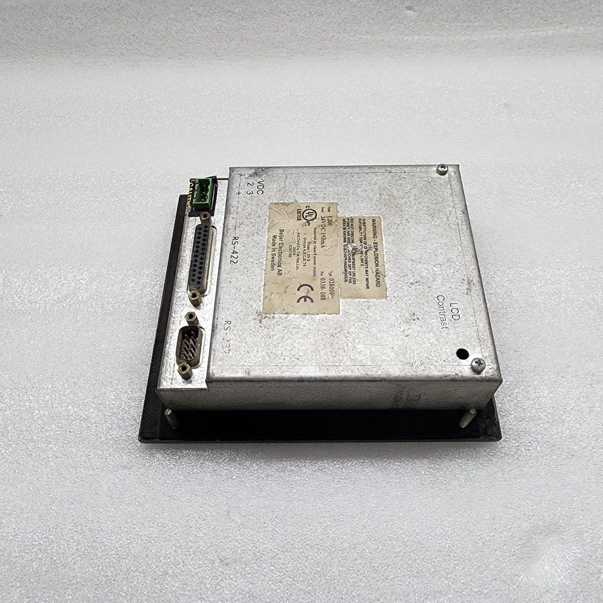 BEIJER E200 OPERATOR PANEL 02800F 24VDC