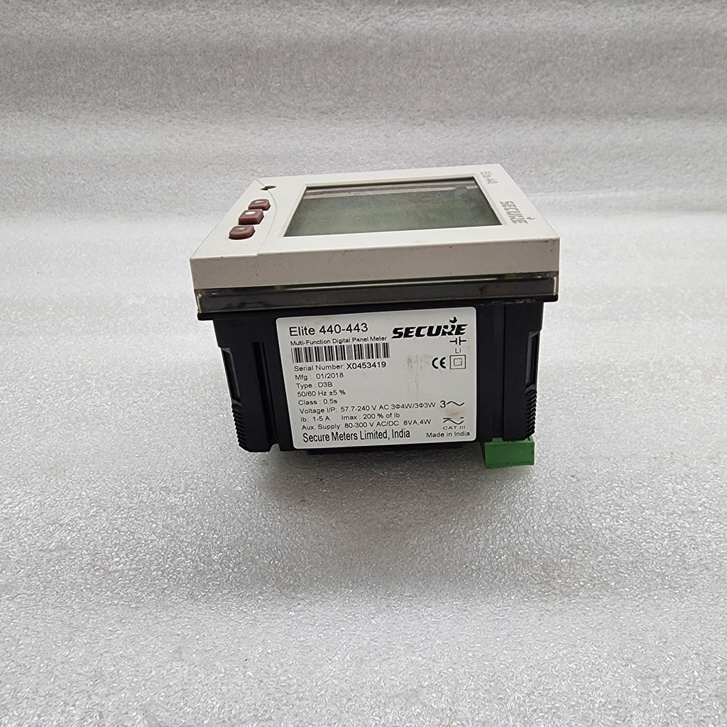 SECURE ELITE 440-443 MULTI-FUNCTION DIGITAL PANEL METER 80-300V AC/DC