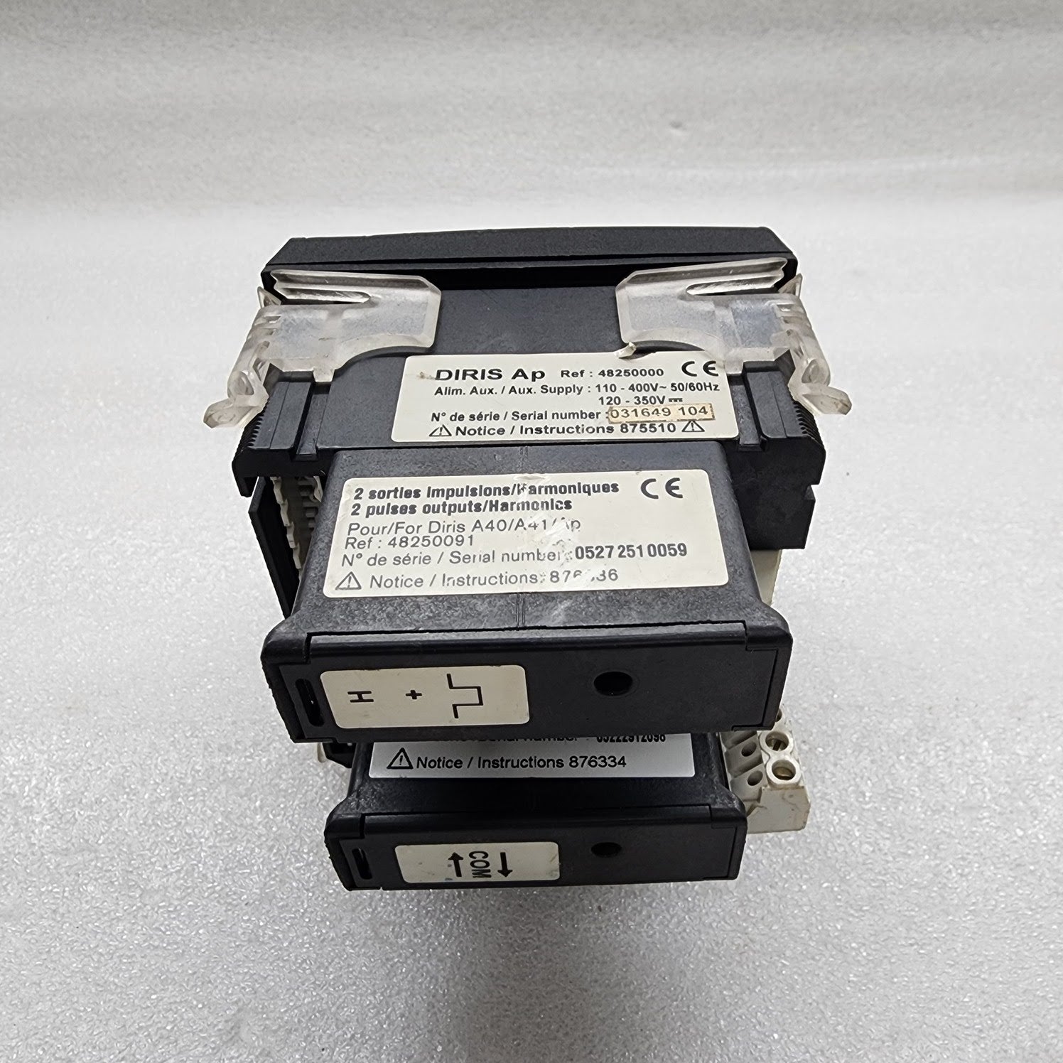 SOCOMEC DIRIS AP MULTIFUNCTION METER 48250000 110-400VAC/120-350VDC