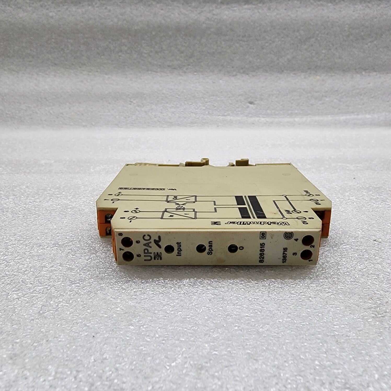 WEIDMULLER UPAC ANALOG DC ULTRA SLIMPAK 826815-06