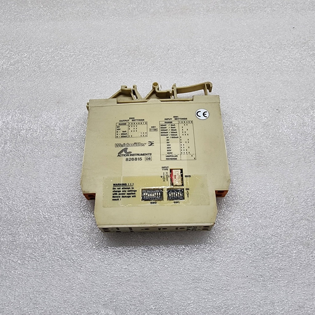 WEIDMULLER UPAC ANALOG DC ULTRA SLIMPAK 826815-06