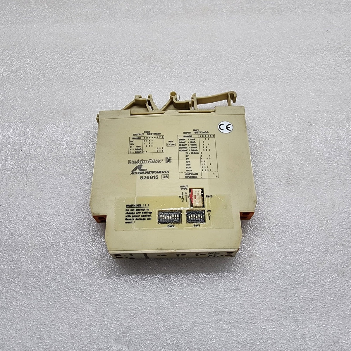 WEIDMULLER UPAC ANALOG DC ULTRA SLIMPAK 826815-06