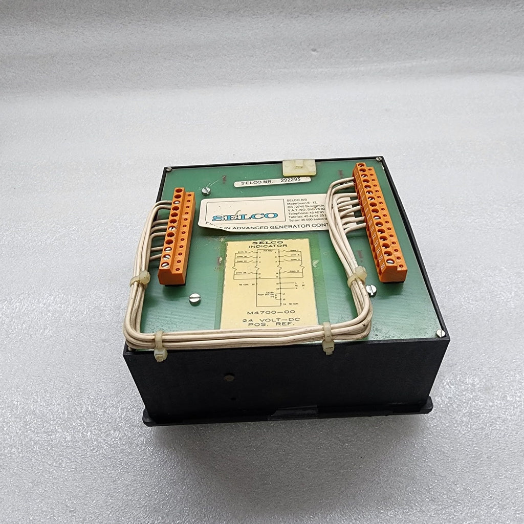 SELCO M4700-00 ENGINE ALARM PANEL INDICATOR 24V
