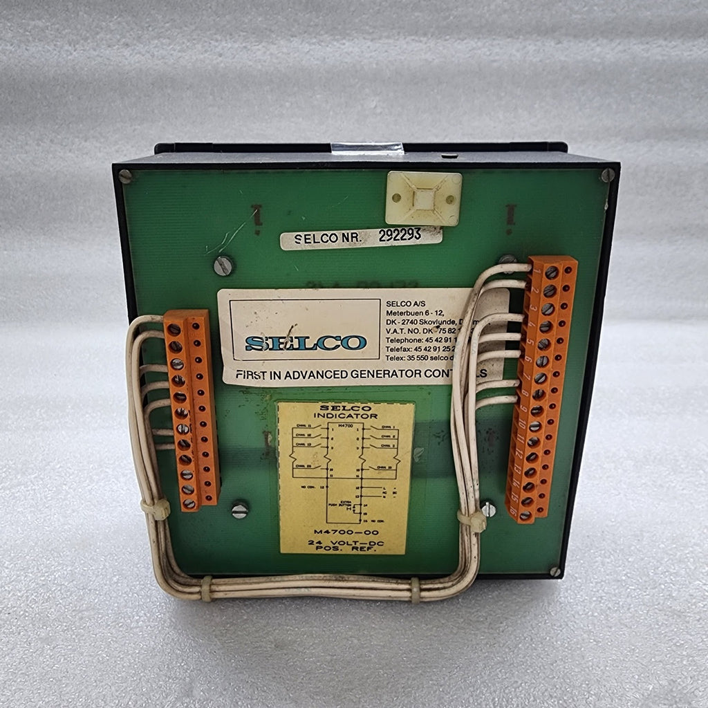 SELCO M4700-00 ENGINE ALARM PANEL INDICATOR 24V
