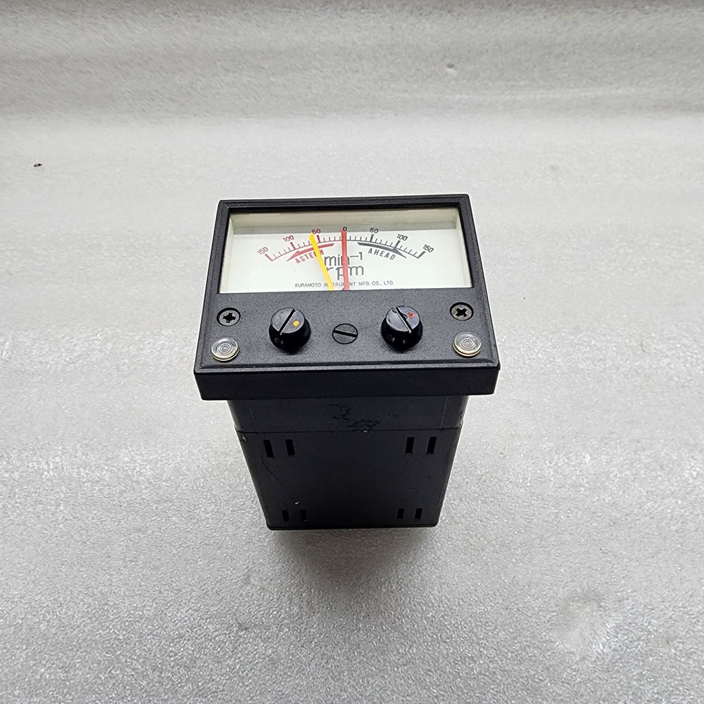 KURAMOTO INSTRUMENT KUWANO RLM-80 RPM METER 24VDC