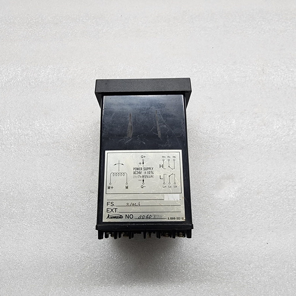 KURAMOTO INSTRUMENT KUWANO RLM-80 RPM METER 24VDC