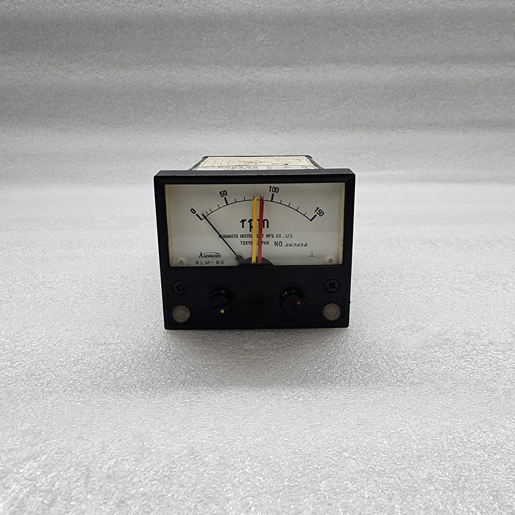 KUWANO KURAMOTO INSTRUMENT RLM80 RPM METER