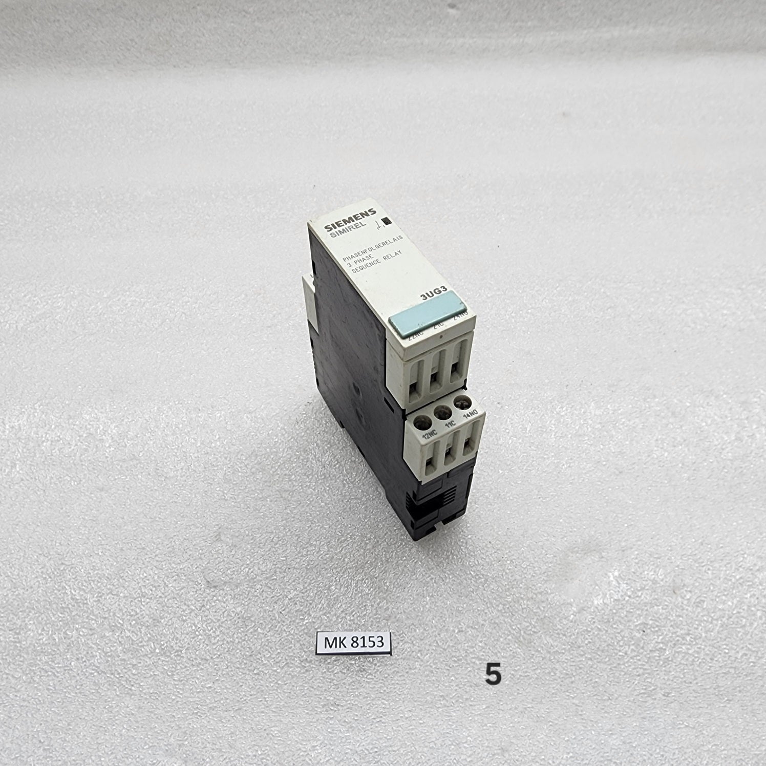 SIEMENS 3UG3511-1BQ50 3-PHASE SEQUENCE RELAY