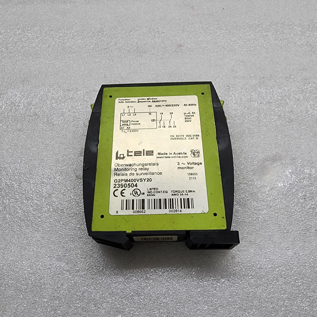 TELE G2PM400VSY20 MONITORING RELAY 2390504