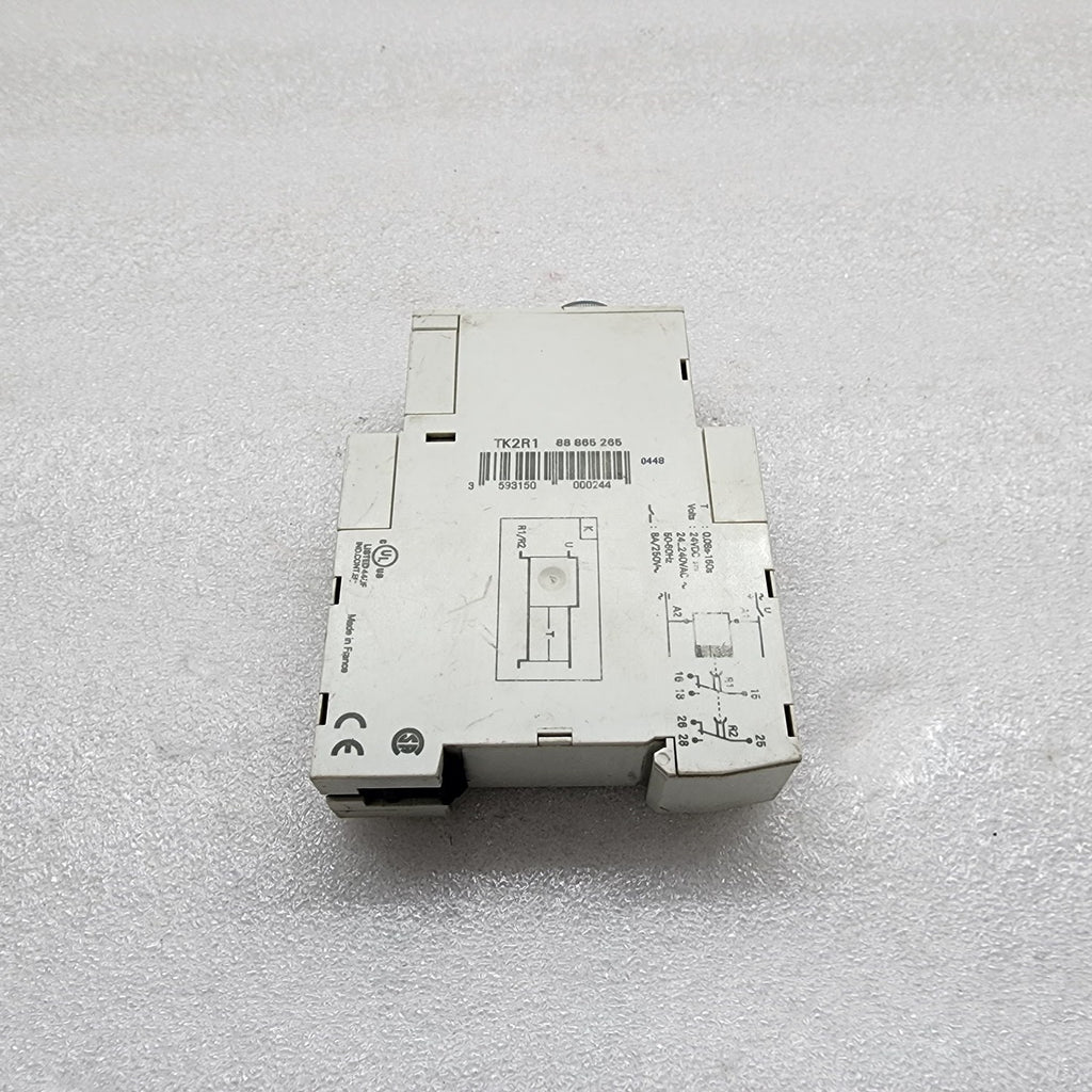 CROUZET TK2R1 TIMER RELAY 88865265 24VDC/24-240VAC