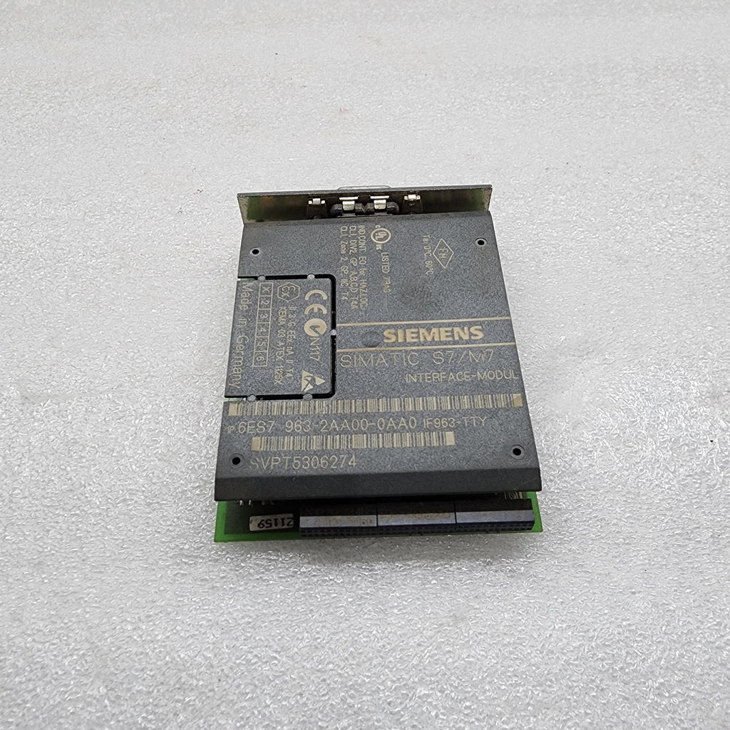 SIEMENS 6ES7 963-2AA00-0AA0 SIMATIC S7/M7 INTERFACE MODULE