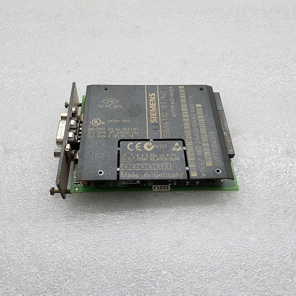 SIEMENS 6ES7 963-2AA00-0AA0 SIMATIC S7/M7 INTERFACE MODULE