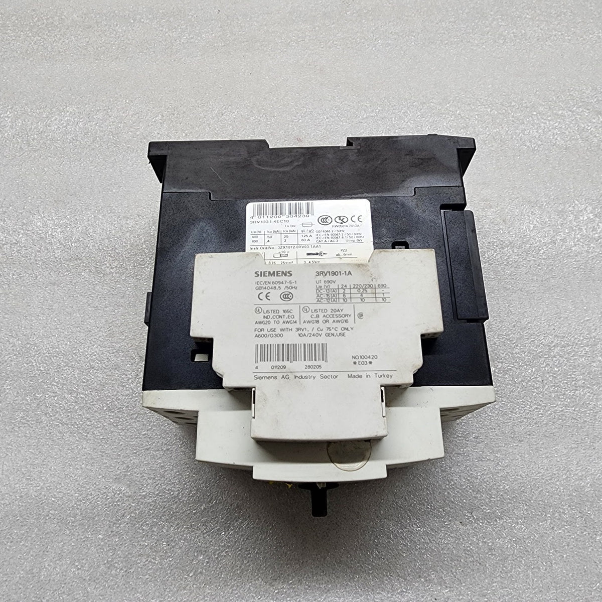 SIEMENS 3RV1331-4EC10 CIRCUIT BREAKER STARTER