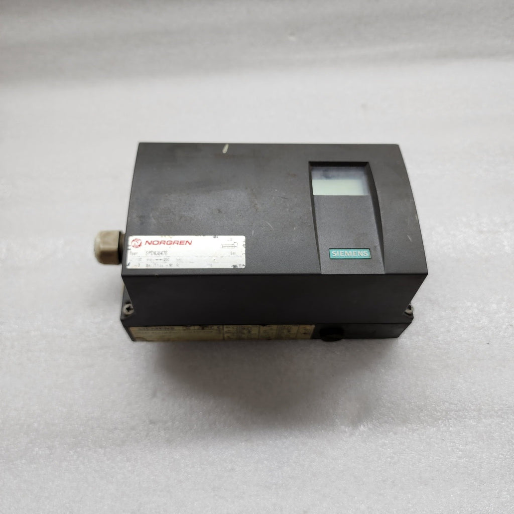 SIEMENS 6DR4000 SIPART PS2 I/P POSITIONER