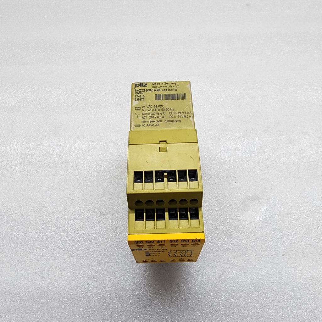 PILZ PNOZ X3 SAFETY RELAY 774310 24VAC/VDC