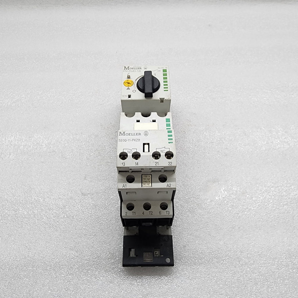MOELLER SE00-11-PKZ0 CIRCUIT BREAKER PKZM0-1.6 MOTOR PROTECTIVE CB 230-240V