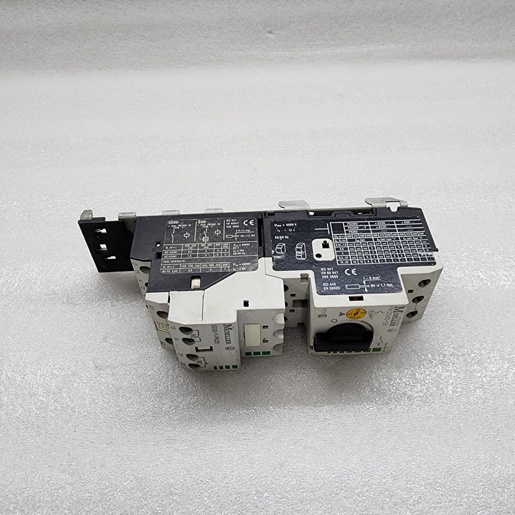 MOELLER SE00-11-PKZ0 CIRCUIT BREAKER PKZM0-1.6 MOTOR PROTECTIVE CB 230-240V