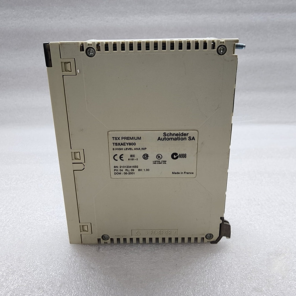 TSXAEY800 8 HIGH LEVEL ANALOG INPUT MODULE