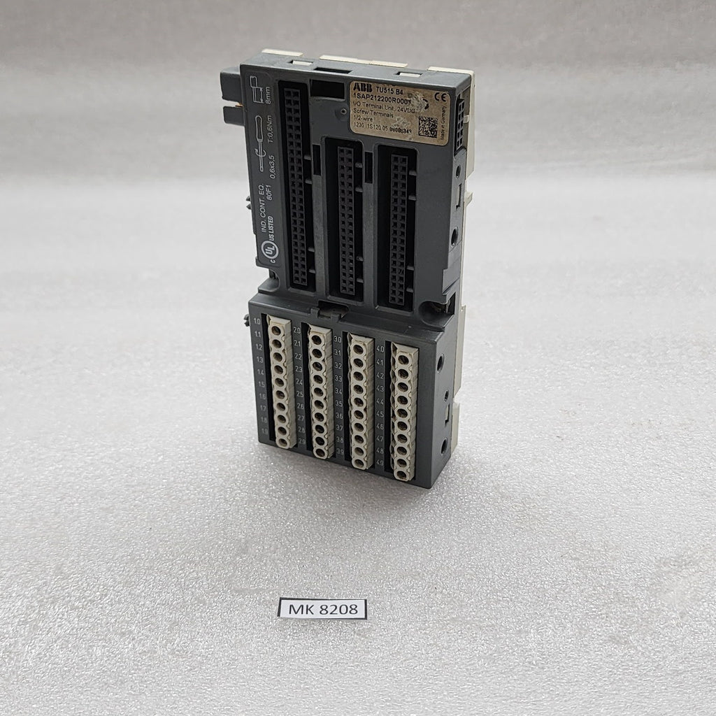 ABB TU515 B4 I/O TERMINAL UNIT 1SAP212200R0001