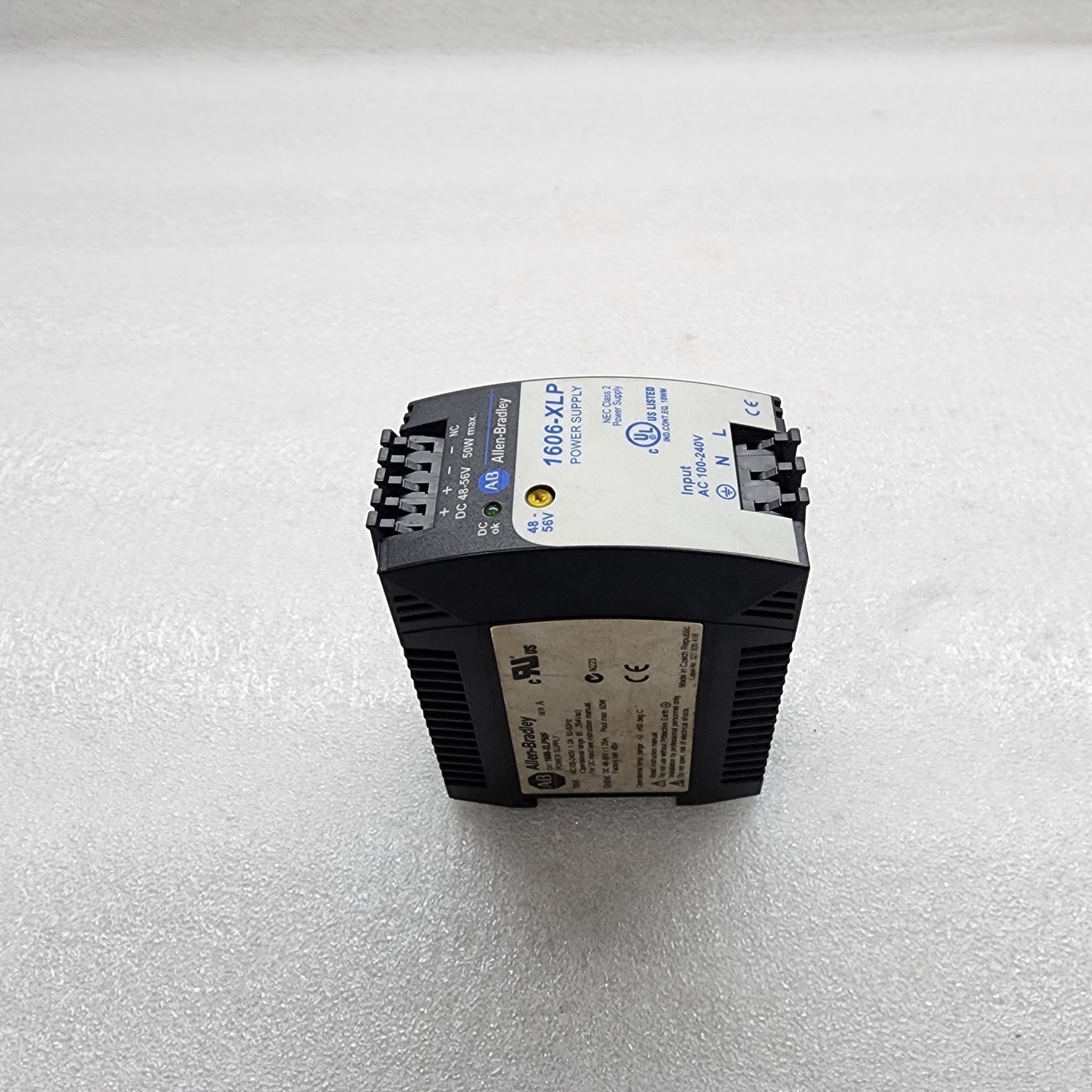 ALLEN BRADLEY CAT 1606-XLP POWER SUPPLY 48-56VDC 1.05A