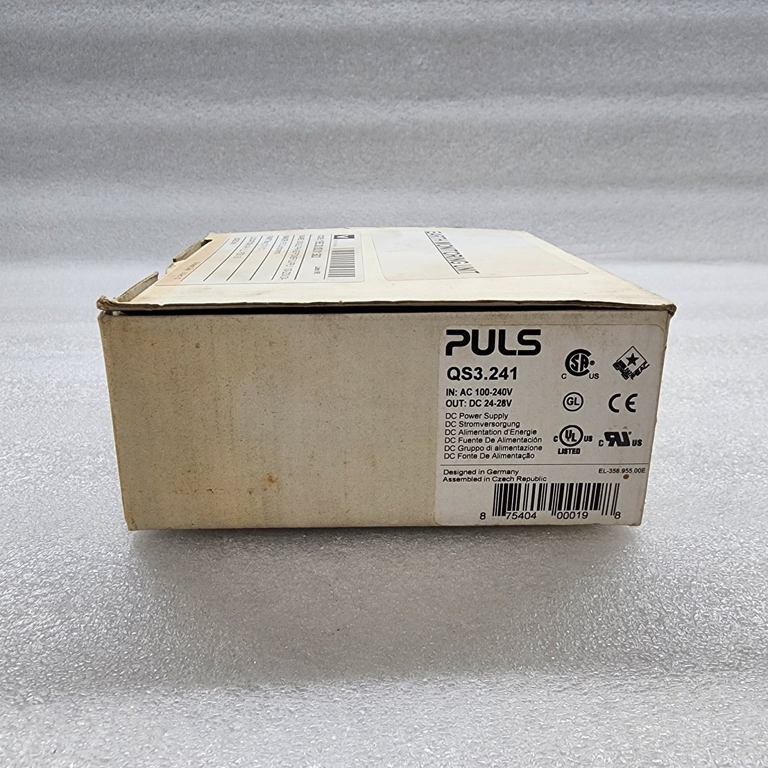 PULS QS3.241 POWER SUPPLY 24-28VDC