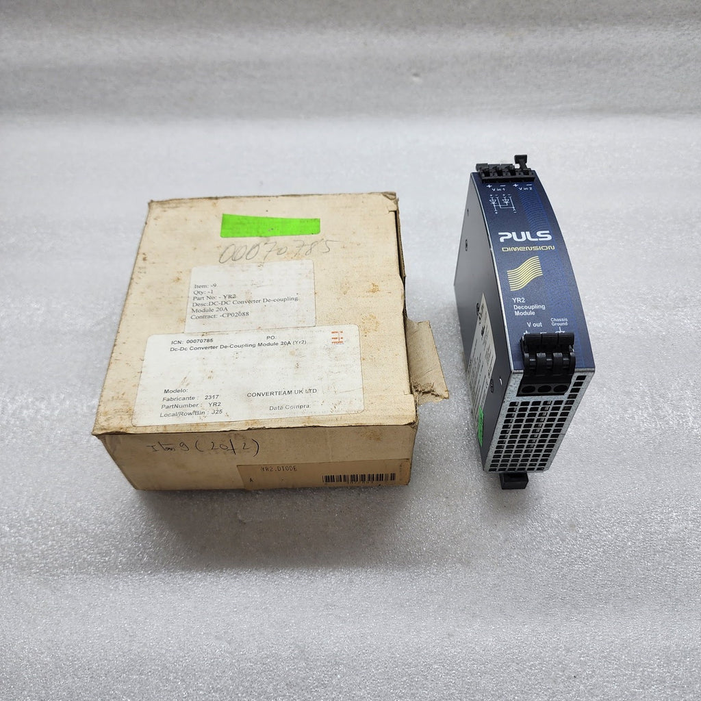 PULS YR2.DIODE DUAL REDUNDANCY AND DECOUPLING MODULE