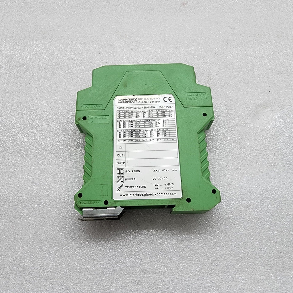 PHOENIX CONTACT MCR-FL-C-UI-2UI-DCI SIGNAL CONDITIONER 2814854