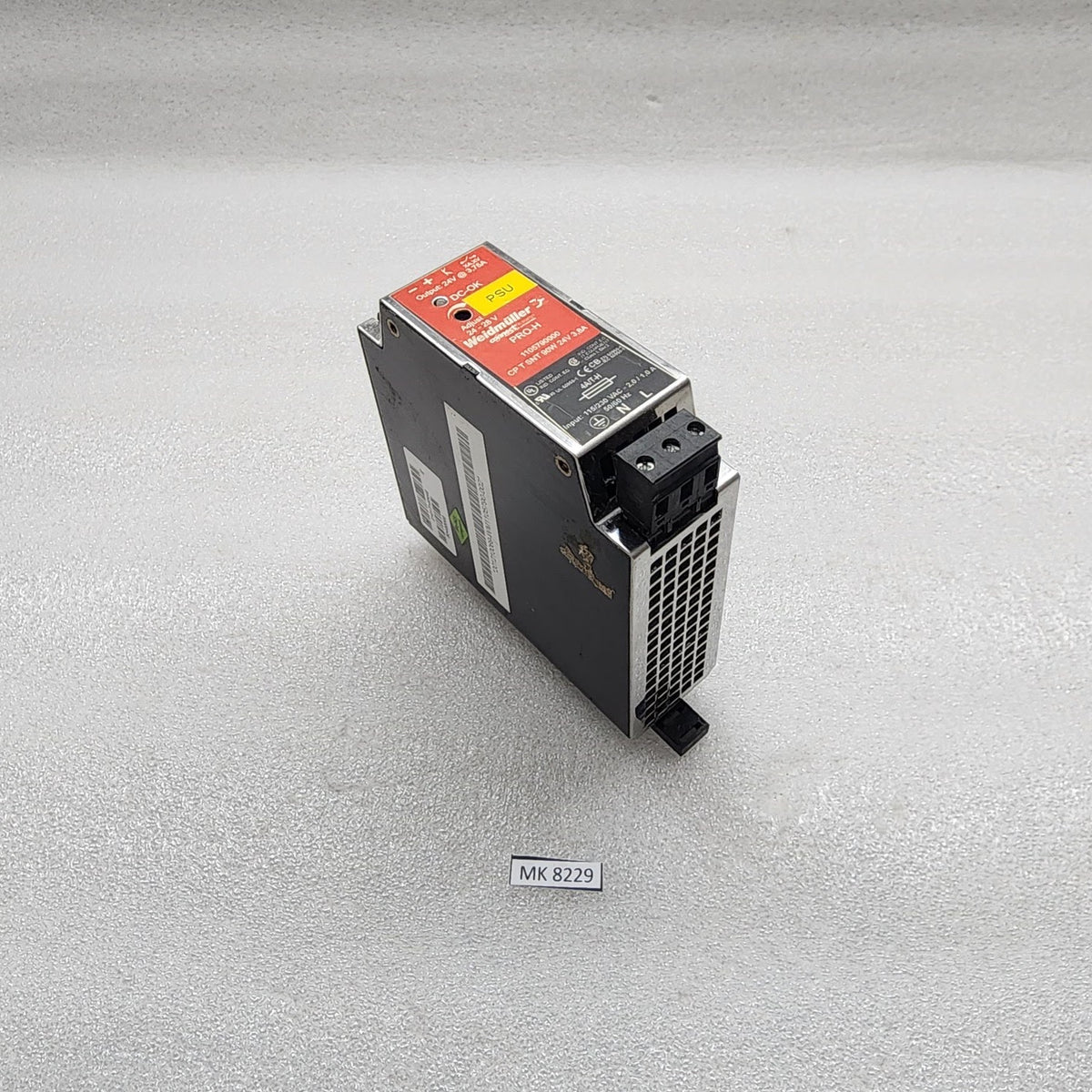 WEIDMULLER CP T SNT 90W 24V 3.8A POWER SUPPLY 1105790000