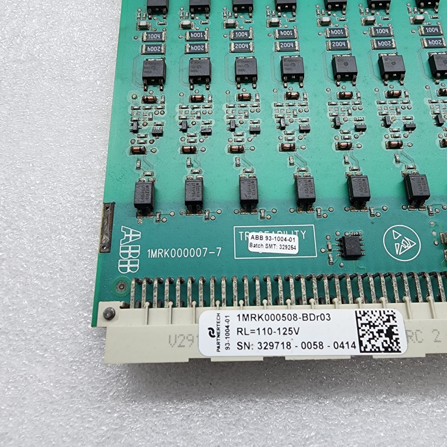 ABB 1MRK000508-BDR03 CONTROL BOARD 1MRK000007-7