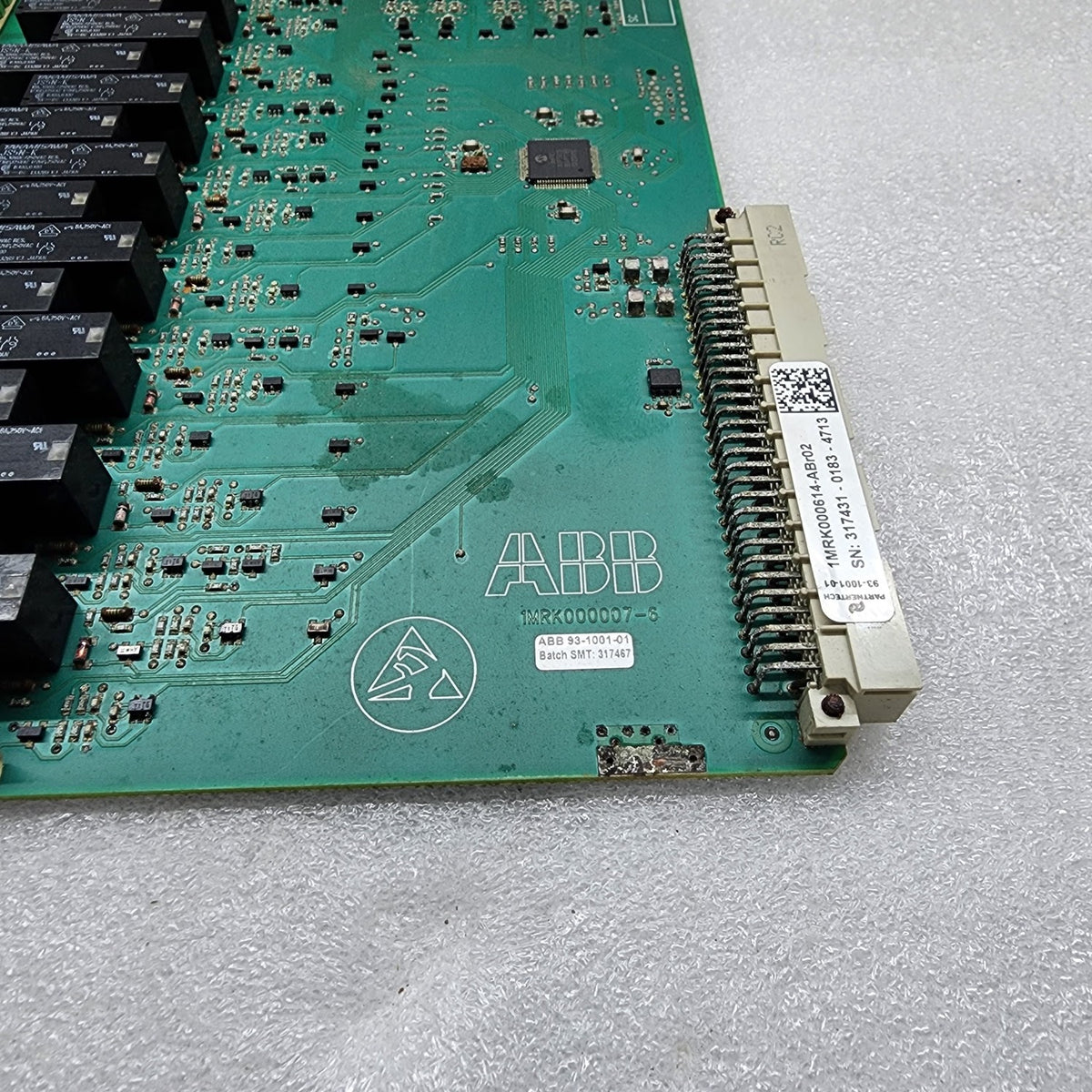 ABB 1MRK000614-ABR02 CONTROL BOARD 1MRK000007-6