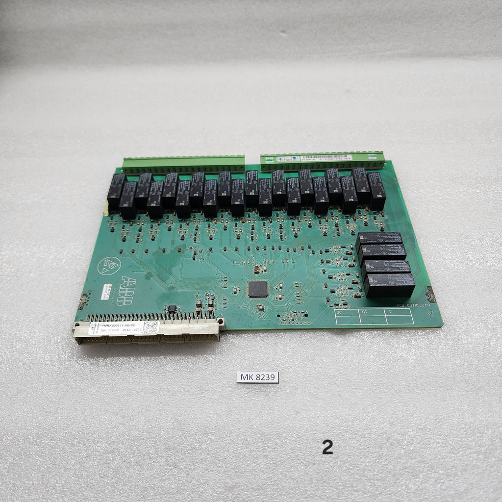 ABB 1MRK000614-ABR02 CONTROL BOARD 1MRK000007-6