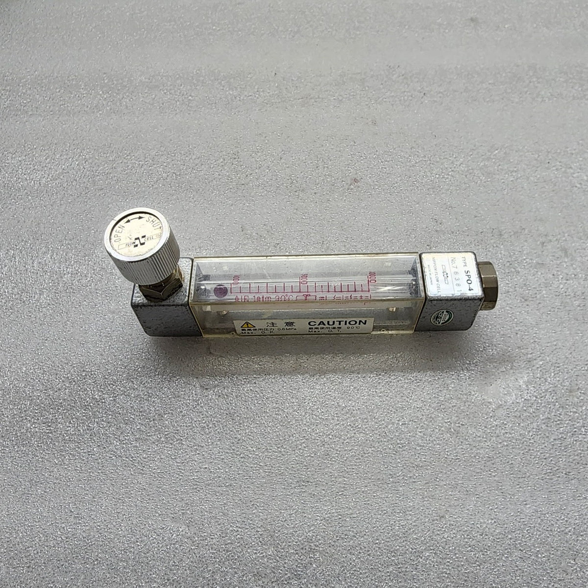 NIPPON FLOW CELL SPO-4 FLOW METER 76381