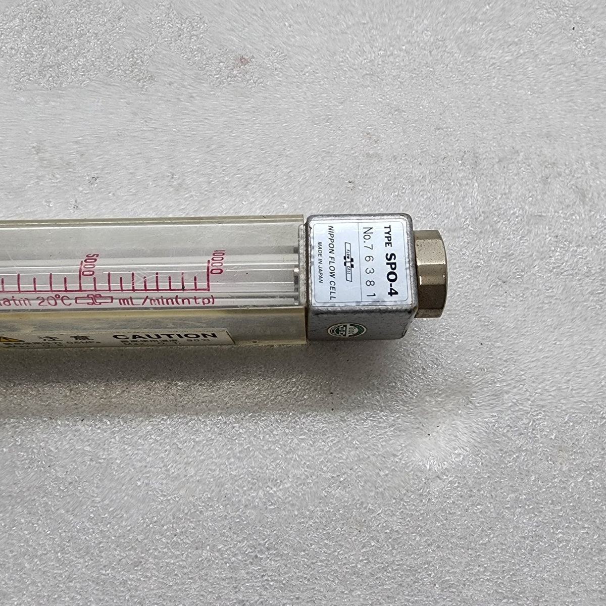 NIPPON FLOW CELL SPO-4 FLOW METER 76381
