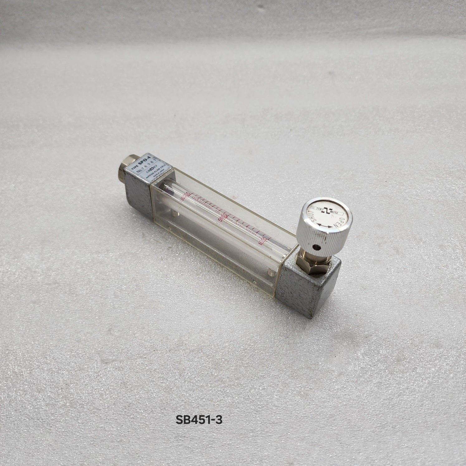 NIPPON FLOW CELL SPO-4 FLOW METER 76381
