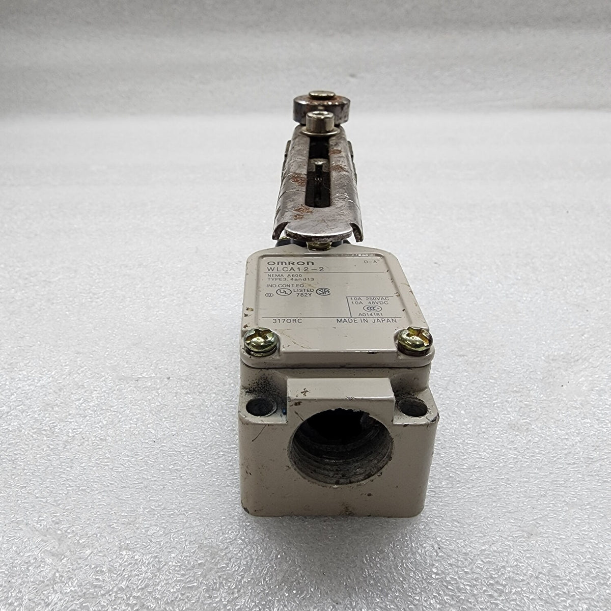OMRON WLCA12-2 LIMIT SWITCH 250VAC/48VDC 10A