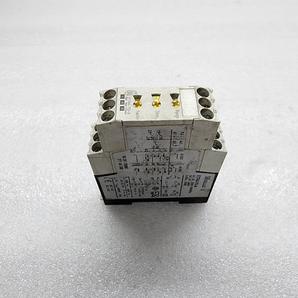 MOELLER ETR4-70-A TIMING RELAY 24-240VAC/DC