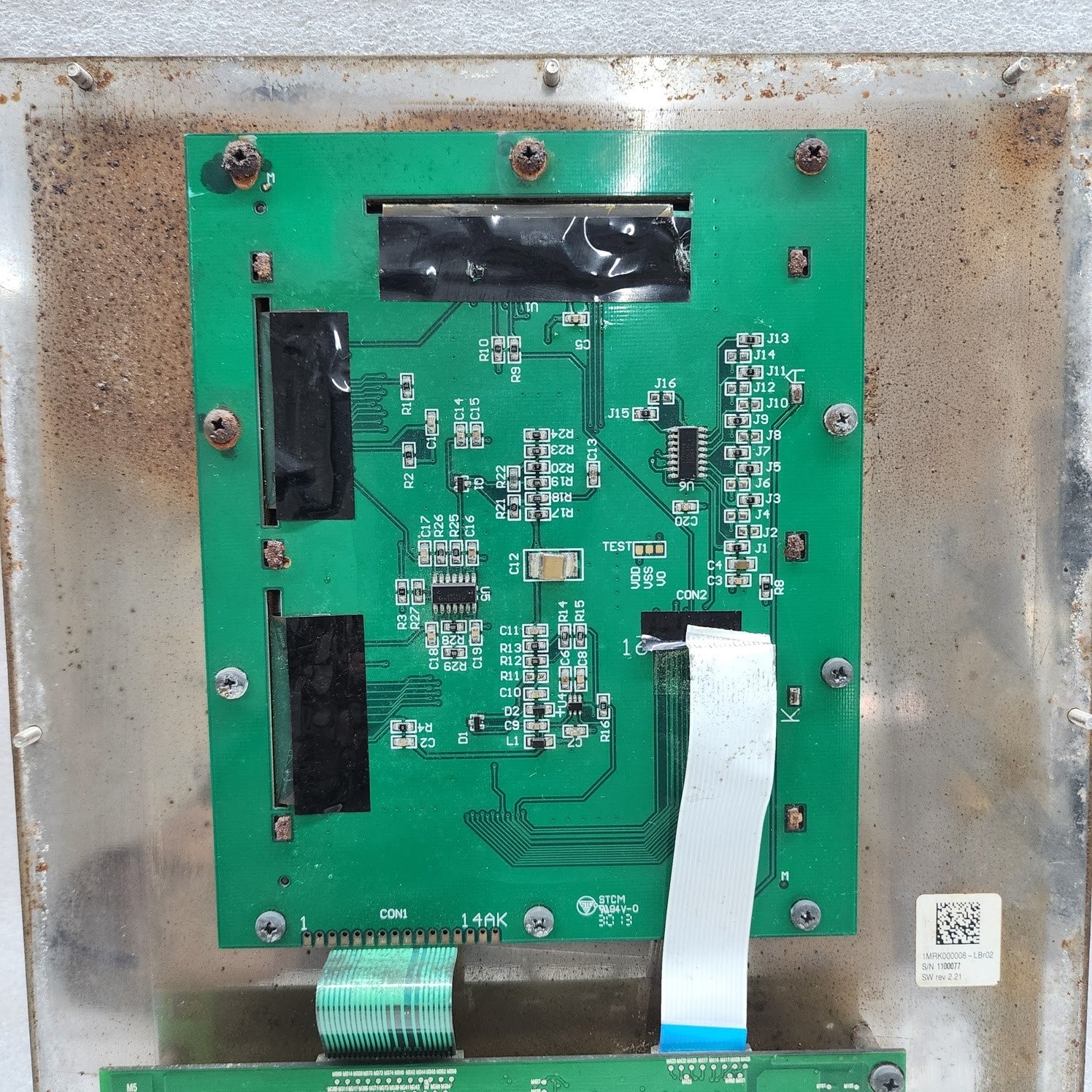 ABB REL670 HMI-IED670 FRONT DISPLAY PANEL 1MRK000008-LBR02