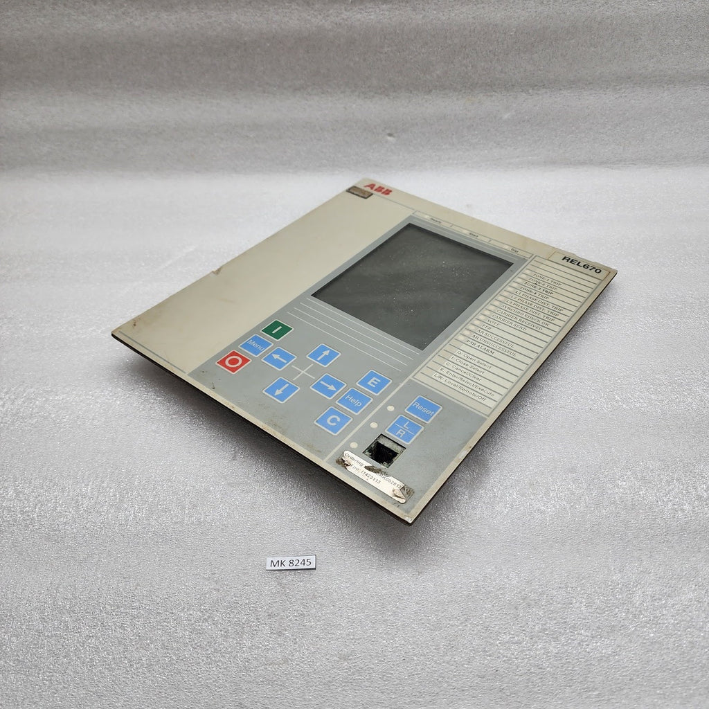 ABB REL670 HMI-IED670 FRONT DISPLAY PANEL 1MRK000008-LBR02