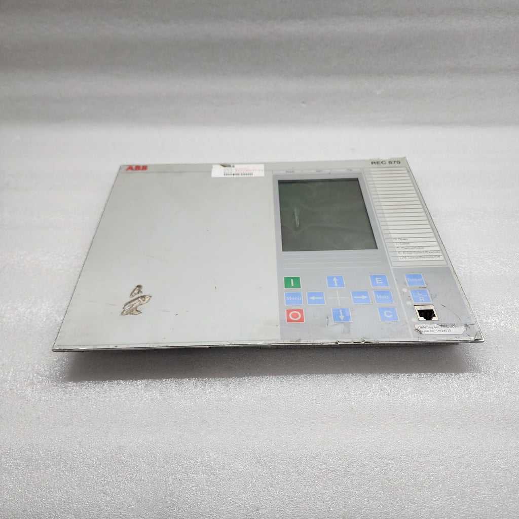 ABB REC670 FRONT DISPLAY PANEL 1MRK000008-NB