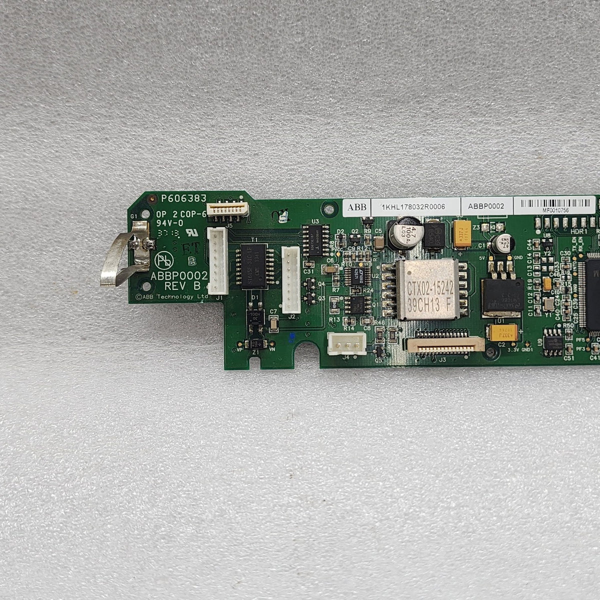 ABB ABBP0002 CONTROL BOARD 1KHL178032R0006