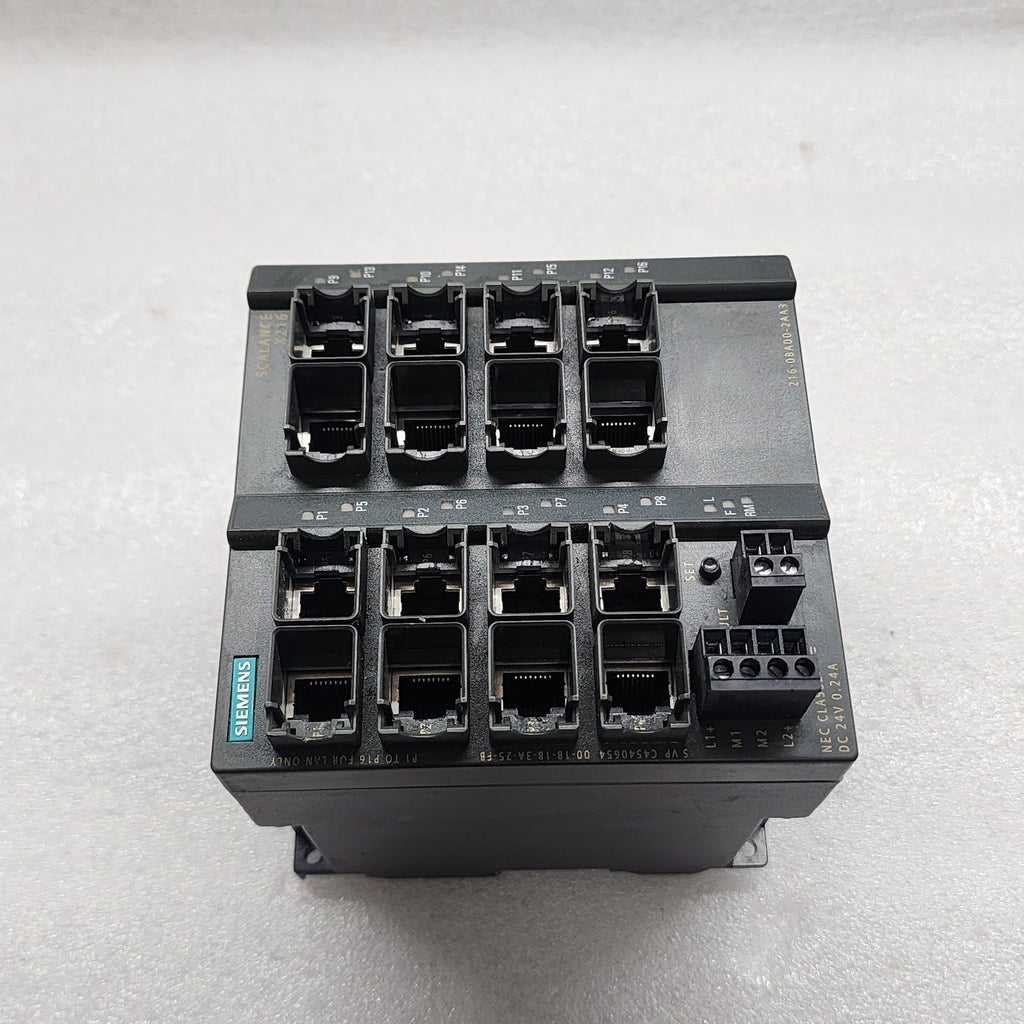 SIEMENS 6GK5216-0BA00-2AA3 INDUSTRIAL ETHERNET SWITCH