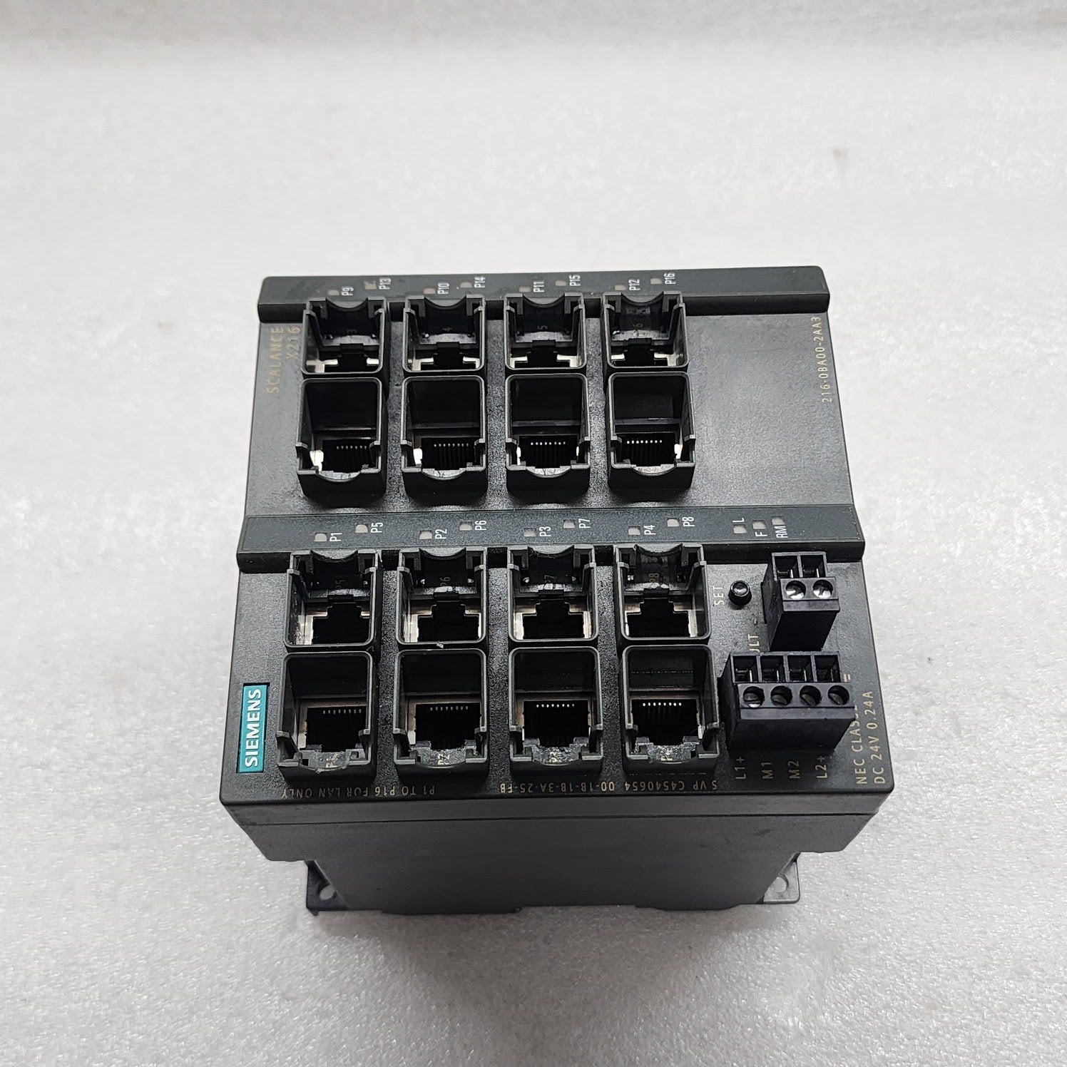 SIEMENS 6GK5216-0BA00-2AA3 INDUSTRIAL ETHERNET SWITCH
