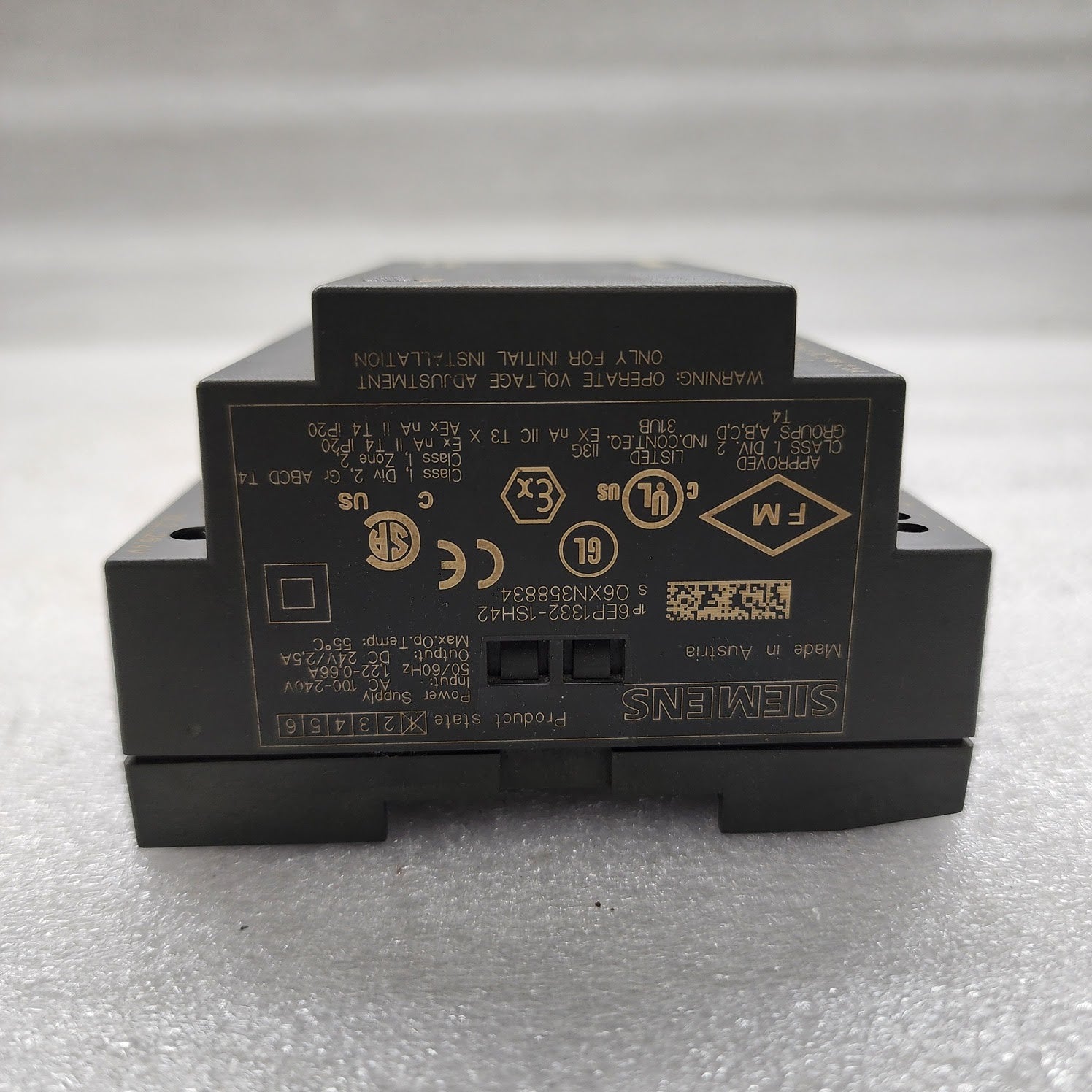 SIEMENS 6EP1332-1SH42 PLC POWER SUPPLY 100-240VAC