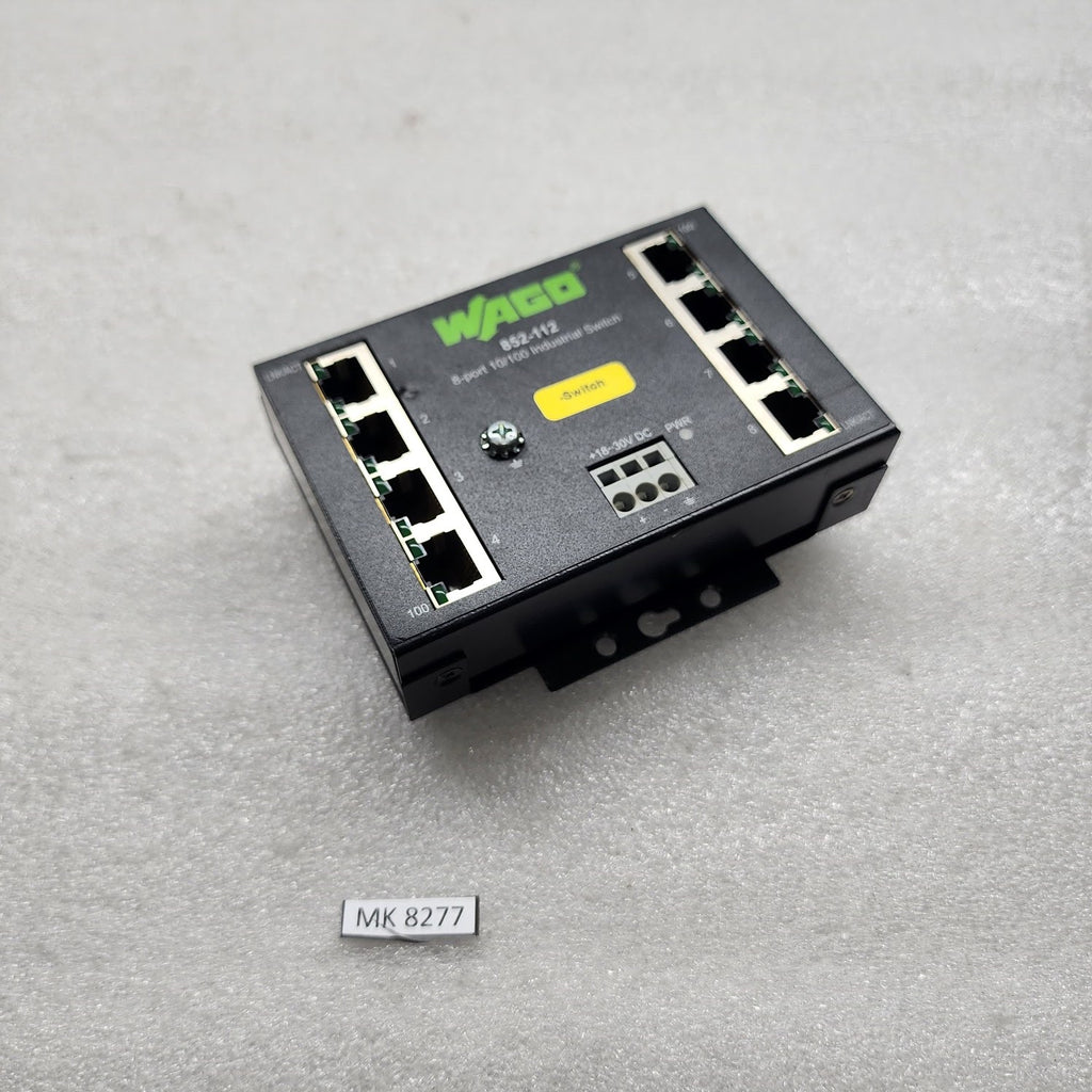 WAGO 852-112 8-PORT INDUSTRIAL ETHERNET SWITCH