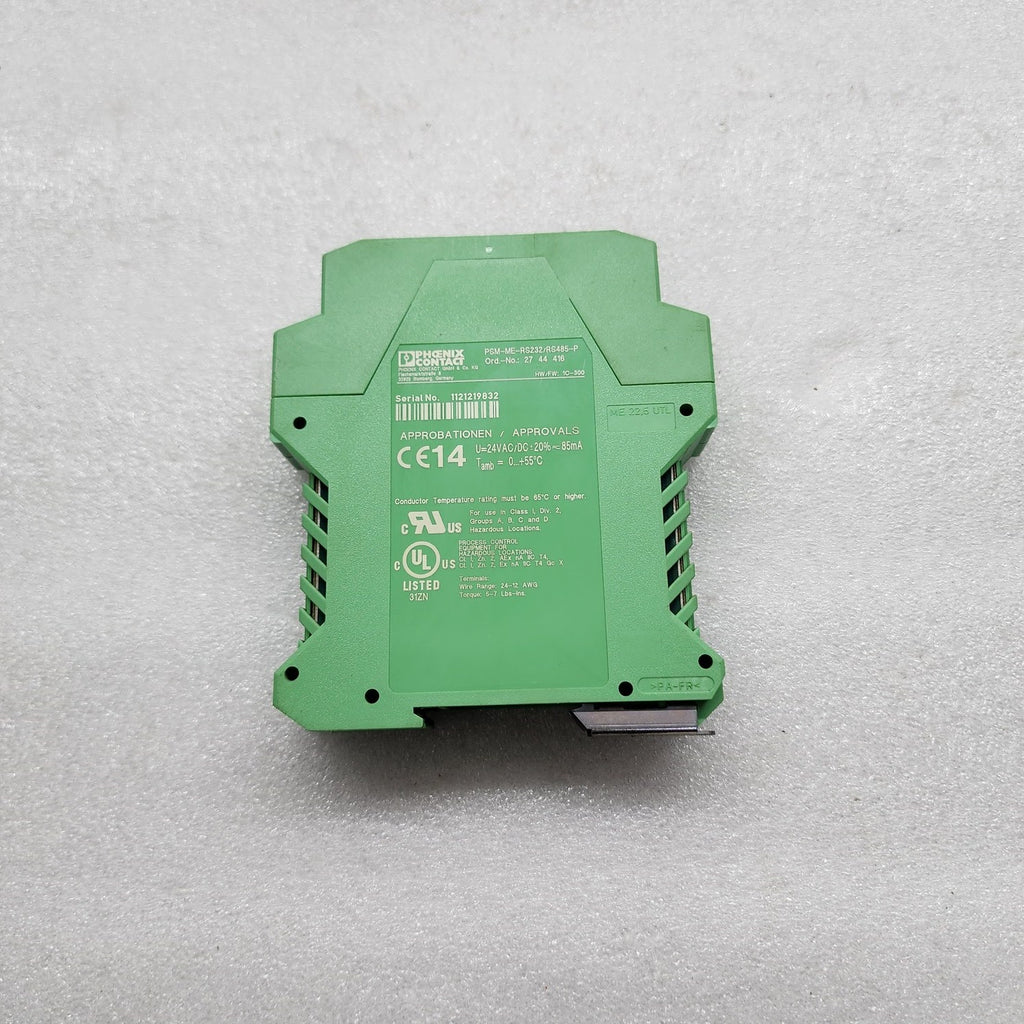 PHOENIX CONTACT PSM-ME-RS232/RS485-P INTERFACE MODULE 2744416 24VAC/DC