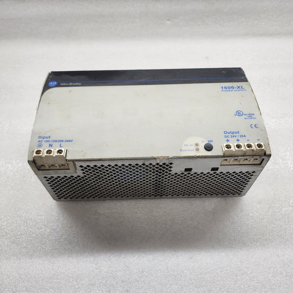 ALLEN BRADLEY CAT 1606-XL480EP POWER SUPPLY 24-28VDC 20A