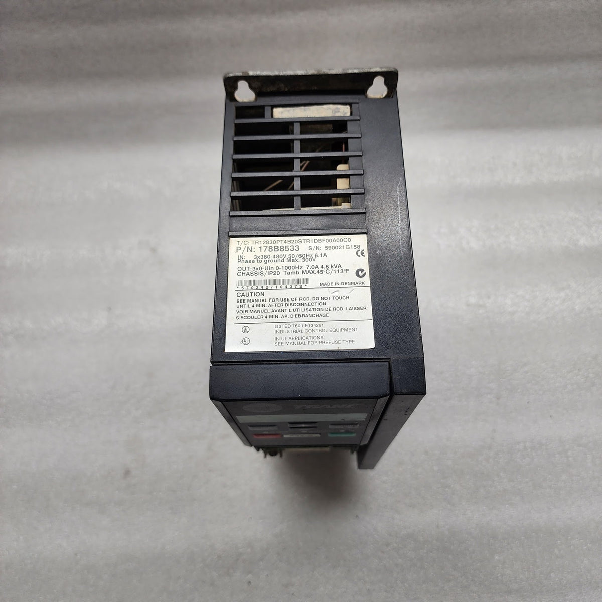TRANE 178B8533 VFD VARIABLE FREQUENCY DRIVE TR12830PT4B20STR1DBF00A00C0