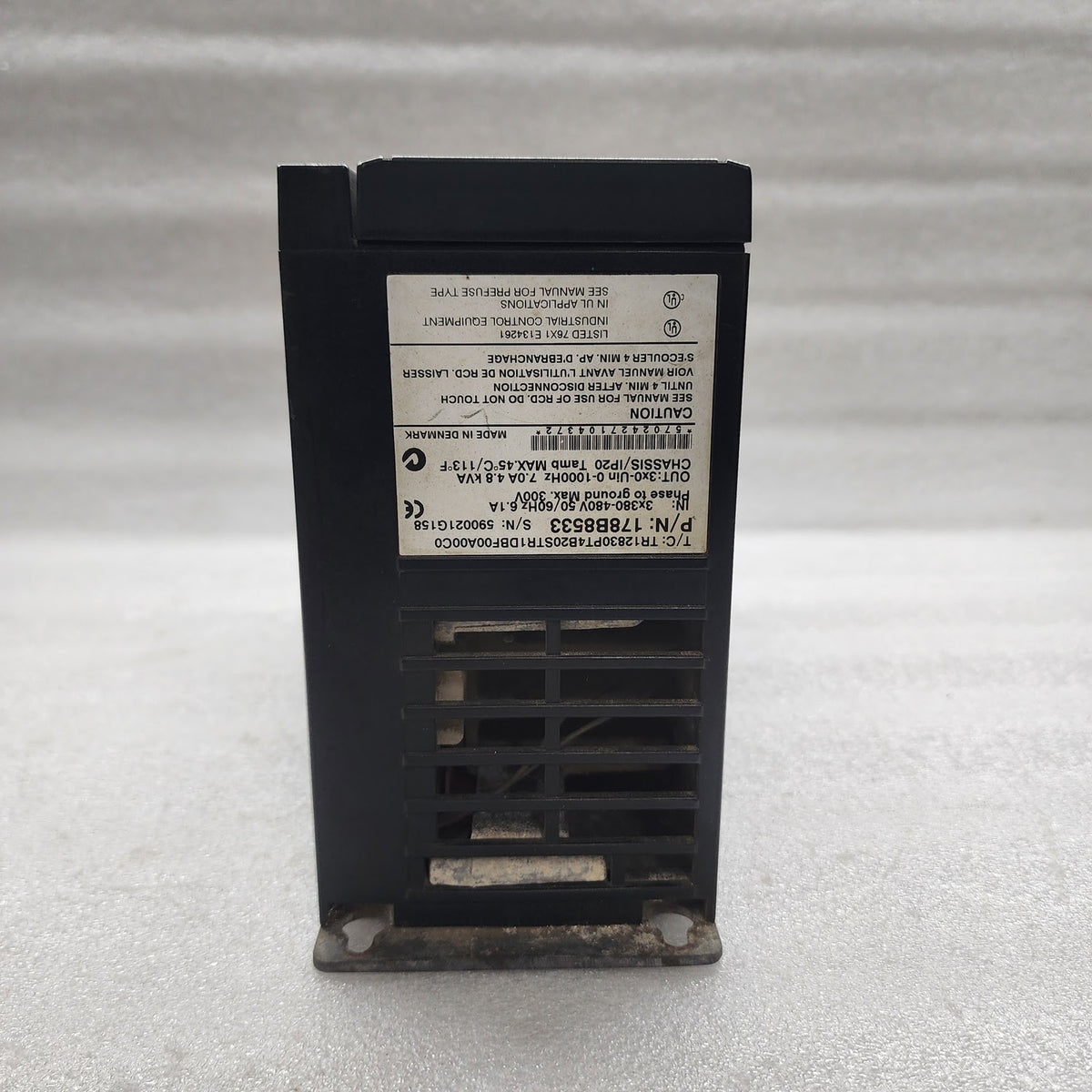 TRANE 178B8533 VFD VARIABLE FREQUENCY DRIVE TR12830PT4B20STR1DBF00A00C0