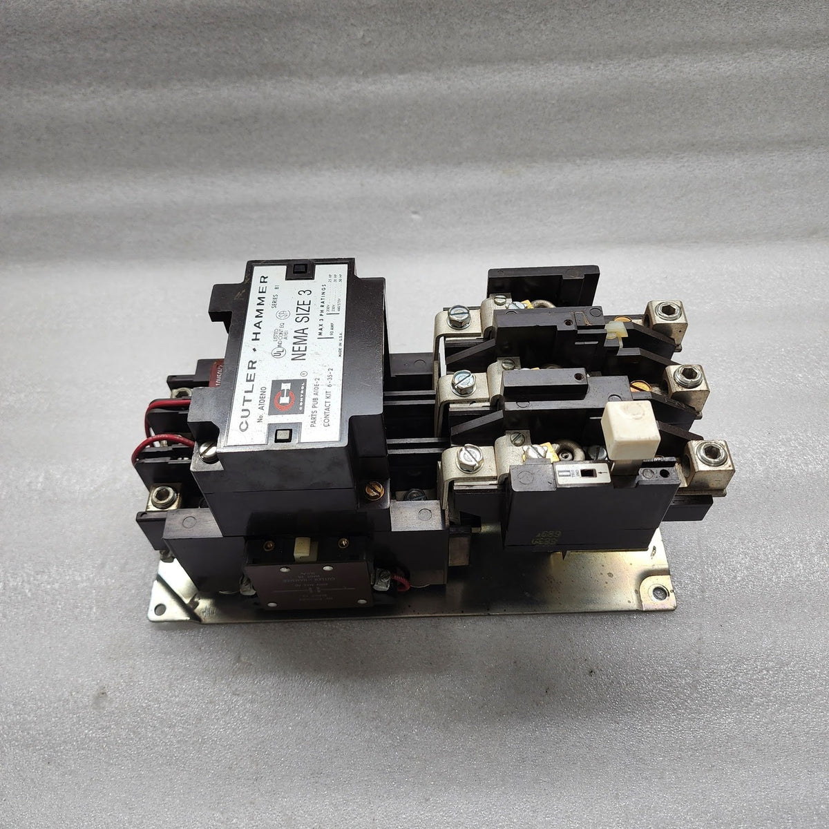 CUTLER HAMMER A10EN0 MOTOR STARTER 90A A10E-2